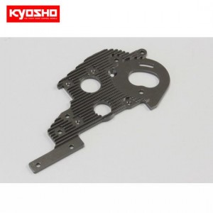[KYOSHO] CNC Motor Plate (Gunmetal/OPTIMA) 