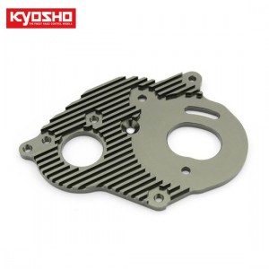 [KYOSHO] CNC Motor Plate (Gunmetal/ULTIMA) 