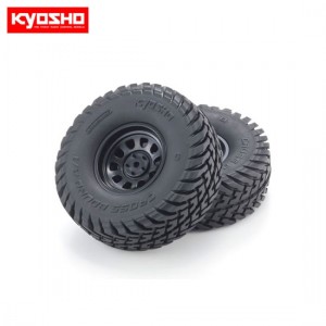 [KYOSHO] Complete Wheel �� Tire Set (2pcs) 