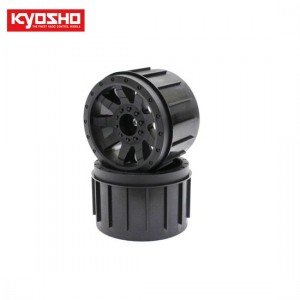[KYOSHO] Wheel(Nitro Tracker/Black/2pcs) 