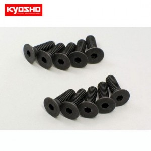 [KYOSHO] Flat Head Screw(Hex/M4x12/10pcs) 