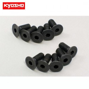 [KYOSHO] Flat Head Screw(Hex/M4x10/10pcs) 