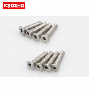 [KYOSHO] Flat Head Screw(Hex/Titanium/M3x15/8pcs) 