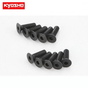 [KYOSHO] Flat Head Screw(Hex/M3x10/10pcs) 
