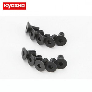 [KYOSHO] Flat Head Screw(Hex/M3x6/10pcs) 