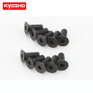 [KYOSHO] Flat Head Screw(Hex/M3x8/10pcs) 