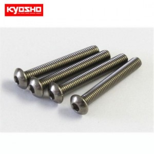 [KYOSHO] Button Screw(Hex/Titanium/M3x22/4pcs) 