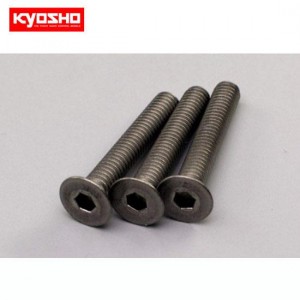 [KYOSHO] Flat Head Screw(Hex/Titanium/M4x25/3pcs) 