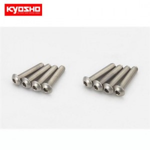 [KYOSHO] Button Screw(Hex/Titanium/M3x15/8pcs) 