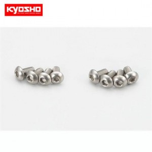 [KYOSHO] Button Screw(Hex/Titanium/M3x6/8pcs) 