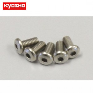 [KYOSHO] Button Screw(Hex/Titanium/M2.6x6/5pcs) 