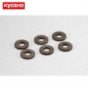 [KYOSHO] Aluminum Collar (3x7x1mm/Gunmetal/6pcs) 