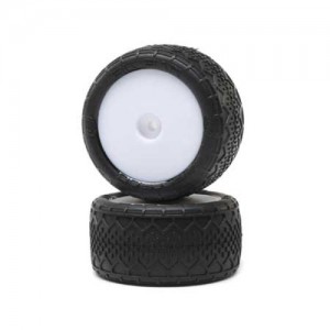 [TEAM LOSI] BK Bar RR Mounted White (2): Mini-B 
