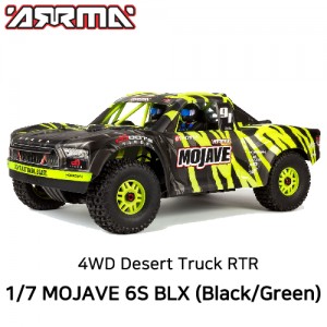 [ARRMA] �Ƹ��� 1/7 ���Ϻ� 6S V2 4WD �귯������ ����Ʈ Ʈ�� �׸� (���͸�, ������ �ʿ�) MOJAVE 6S V2 4WD BLX Desert Truck RTR Green