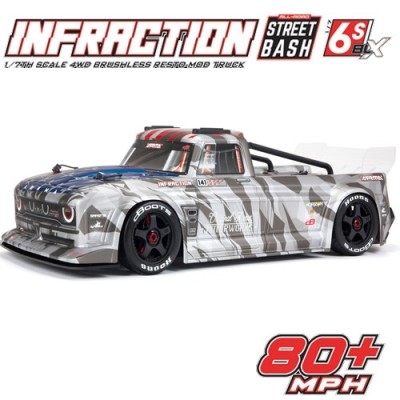 [���ܼ�] ARA7615V2T2 [ARRMA] 1/7 �������� V2 ��Ʈ��Ʈ �转 6�� �귯������ RTR �ǹ� (���͸�, ������ �ʿ�)