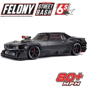 [ARRMA] 1:7 FELONY 6S BLX Street Bash All-Road Muscle Car RTR (Black / ������, ���͸� �ʿ�) 