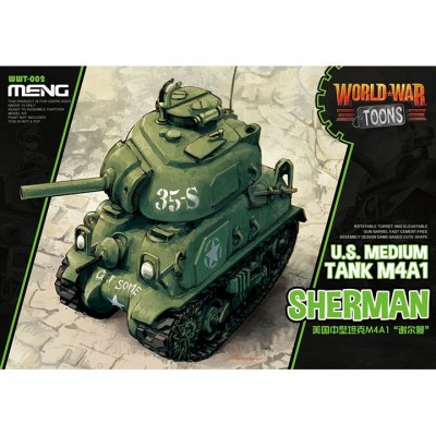[���ܼ�] CEWWT-002 [Meng] CEWWT-002 M4A1 Sherman - Cartoon Model