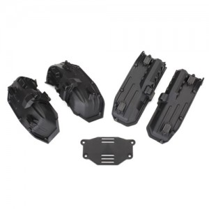 [Traxxas] AX8080 Fenders, inner (narrow), front & rear (2 each)/ rock light covers (8)/ battery plate/ 3x8 flathead screws (4) 