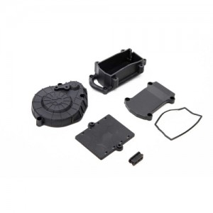 [Axial] Cage Radio Box Spur Cover (Black) RBX10 