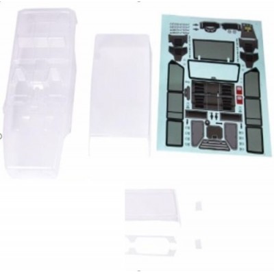 [���ܼ�] THJ082 [Traction Hobby] Clear body set with sticker (CRAGSMAN & Founder)