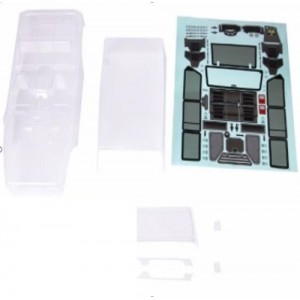[Traction Hobby] Clear body set with sticker (CRAGSMAN & Founder) 