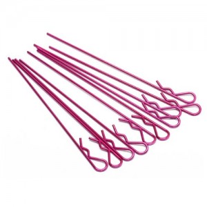 [CPV RACING] Purple Long Large-ring Body Clips 