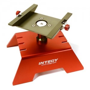 [INTEGY] (ī ���ĵ�) V2 Alloy Car Stand Workstation for Axial 1/10 SCX-10, RR10 Bomber & Wraith (Red) 