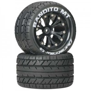 [DURATRAX] Duratrax Bandito MT 2.8 2WD Mounted Rear C2 Black (2) 