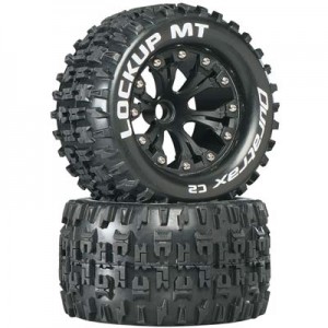 [DURATRAX] Duratrax Lockup MT 2.8 2WD Mounted Front C2 Black (2) 