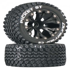 [DURATRAX] Duratrax Picket ST 2.8 2WD Mounted Front C2 Black (2) 