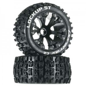 [DURATRAX] Duratrax Lockup ST 2.8 2WD Mounted Front Black (2) 