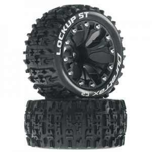 [DURATRAX] Duratrax Lockup ST 2.8 Mounted Offset Black (2) 
