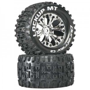 [DURATRAX] Duratrax Lockup MT 2.8 2WD Mounted Rear C2 Chrome (2) 