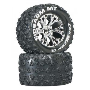 [DURATRAX] Duratrax Sidearm MT 2.8 2WD Mounted Fr C2 Chrome (2) 