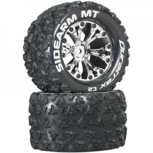 [DURATRAX] Duratrax Sidearm MT 2.8 Mounted 1/2 Offset C2 Chrm (2 