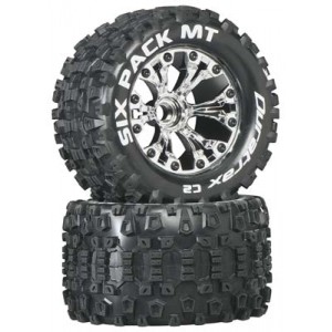 [DURATRAX] Duratrax Six Pack MT 2.8 2WD Mounted Front C2 Chrome (2 