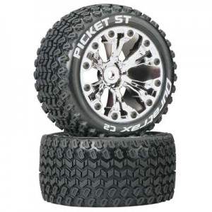 [DURATRAX] Duratrax Picket ST 2.8 2WD Mounted Rear C2 Chrome (2) 