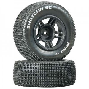 [DURATRAX] Duratrax 1/10 Shotgun SC Tire C2 Mounted Front Slash (2 