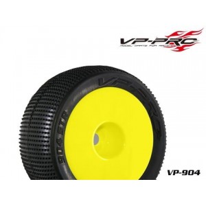 [VP PRO RACING] (1:8 Ʈ���� Ÿ�̾� ��) �ͺ�Ʈ����Turbo Trax STR 1/8 Truggy Rubber Tyre[Unglued][Tyre��insert��zero offset Yellow dish rim]SupperFlexx �Ѻ��� 2������ 