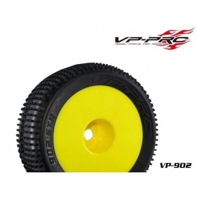 [���ܼ�] VP902U-ORY-XSF [VP PRO RACING] (1:8 Ʈ���� Ÿ�̾� ��)ī����STR Cutoff STR 1/8 Truggy Rubber Tyre[Unglued][Tyre��insert��zero offset Yellow dish rim]Extrem SupperFlexx�Ѻ��� 2������