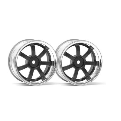 [���ܼ�] 3322 [HPI] RAYS GRAM LIGHTS 57S-PRO CHROME/GUNMETAL (3mm OS)