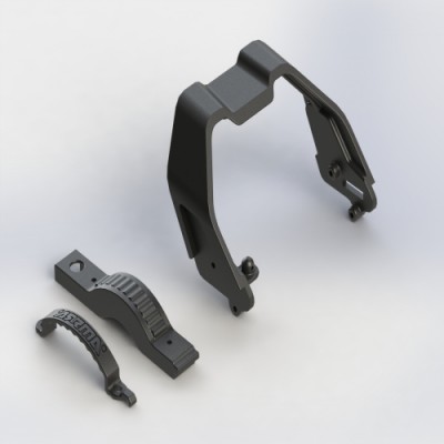[���ܼ�] ARAC8836 [ARRMA] AR320246 Middle Roll Hoop Set Nero
