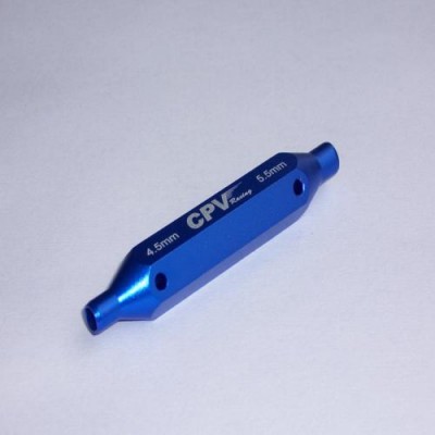[���ܼ�] 60105B [CPV RACING] Blue Double-edged Hex Wrench(4.5mm,5.5mm)