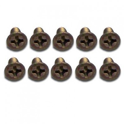 [���ܼ�] 57706K [CPV RACING] 3*6KM Titanium Flat Head Philips Screws 10PCS