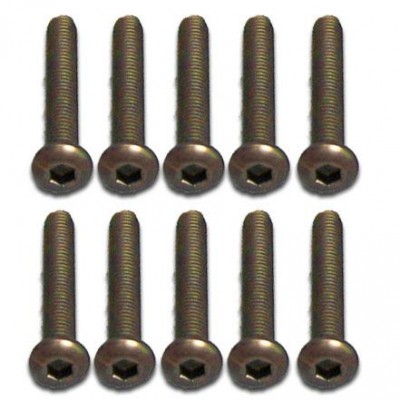 [���ܼ�] 57620K [CPV RACING] 3*20KM Titanium Flat Head Hex Screws 10PCS