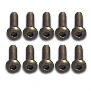 [CPV RACING] 3*12PM Titanium Button Head Hex Screws 10PCS 