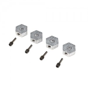 [TEAM LOSI] 17mm Hex Adapter w/screwpin (4): LMT 
