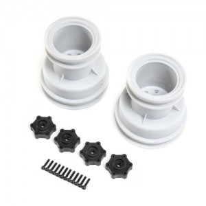 [TEAM LOSI] MT Wheel, Silver (2): LMT 
