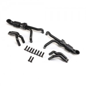 [TEAM LOSI] 4n1 Collective Headers, Silver: LMT 