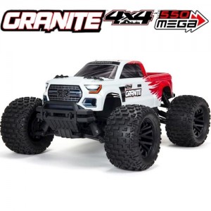 [ARRMA] 1/10 �׷��� �ް� V3 4�� 550 �귯���� ���� Ʈ�� RTR (������ ���� / ���͸�, ������ ������ / ȭ��Ʈ) GRANITE 4X4 V3 MEGA 550 Brushed Monster Truck RTR / ������ ������